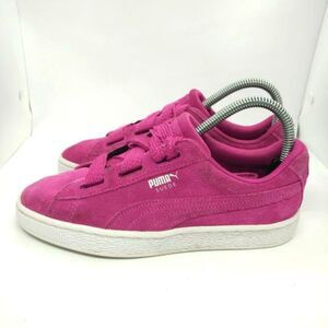 Puma Suede Heart Pink Fashion Sneakers Youth Girls Size 5.5 C Classic Puma Shoes